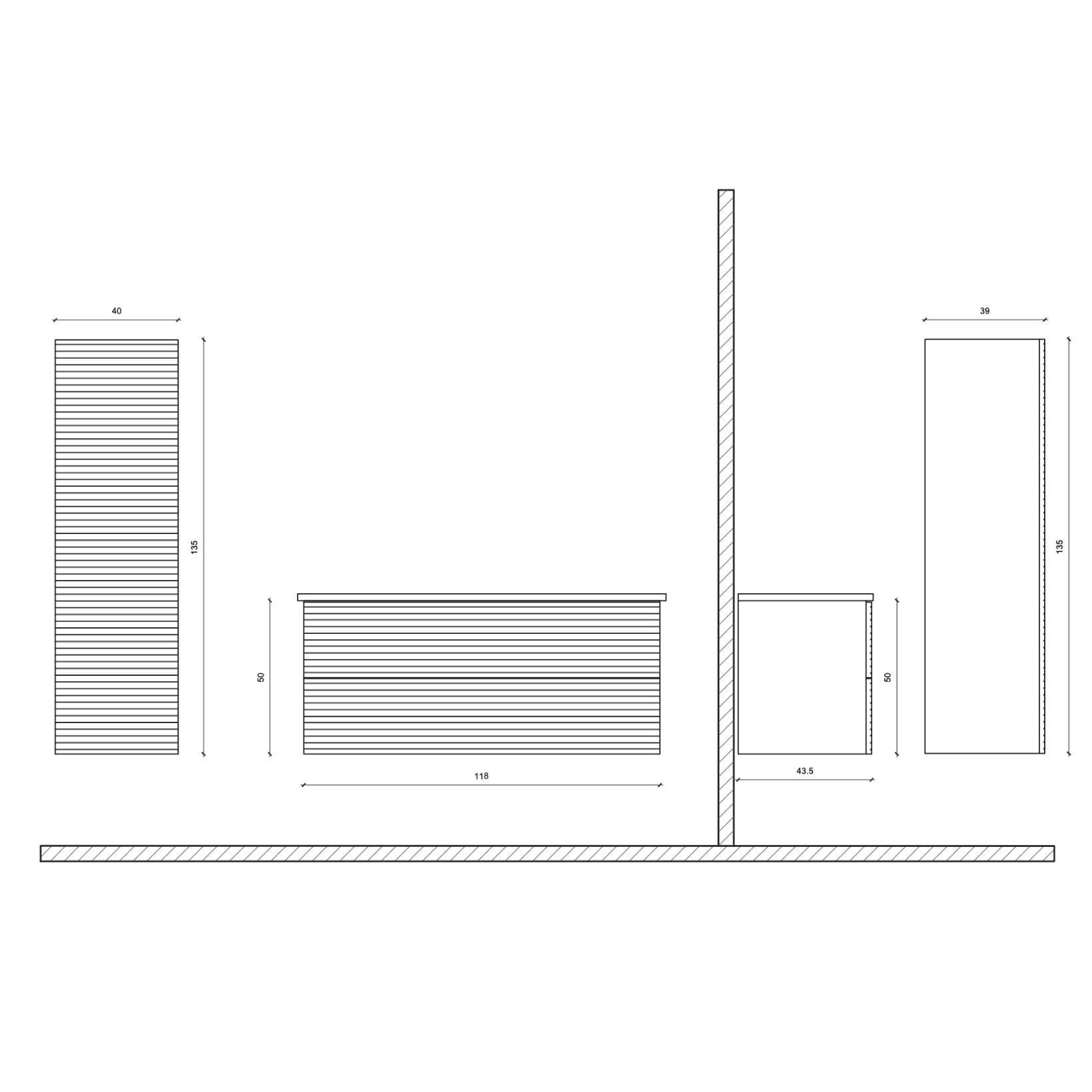 ALONI ELITE wastafelonderkast – Softclose