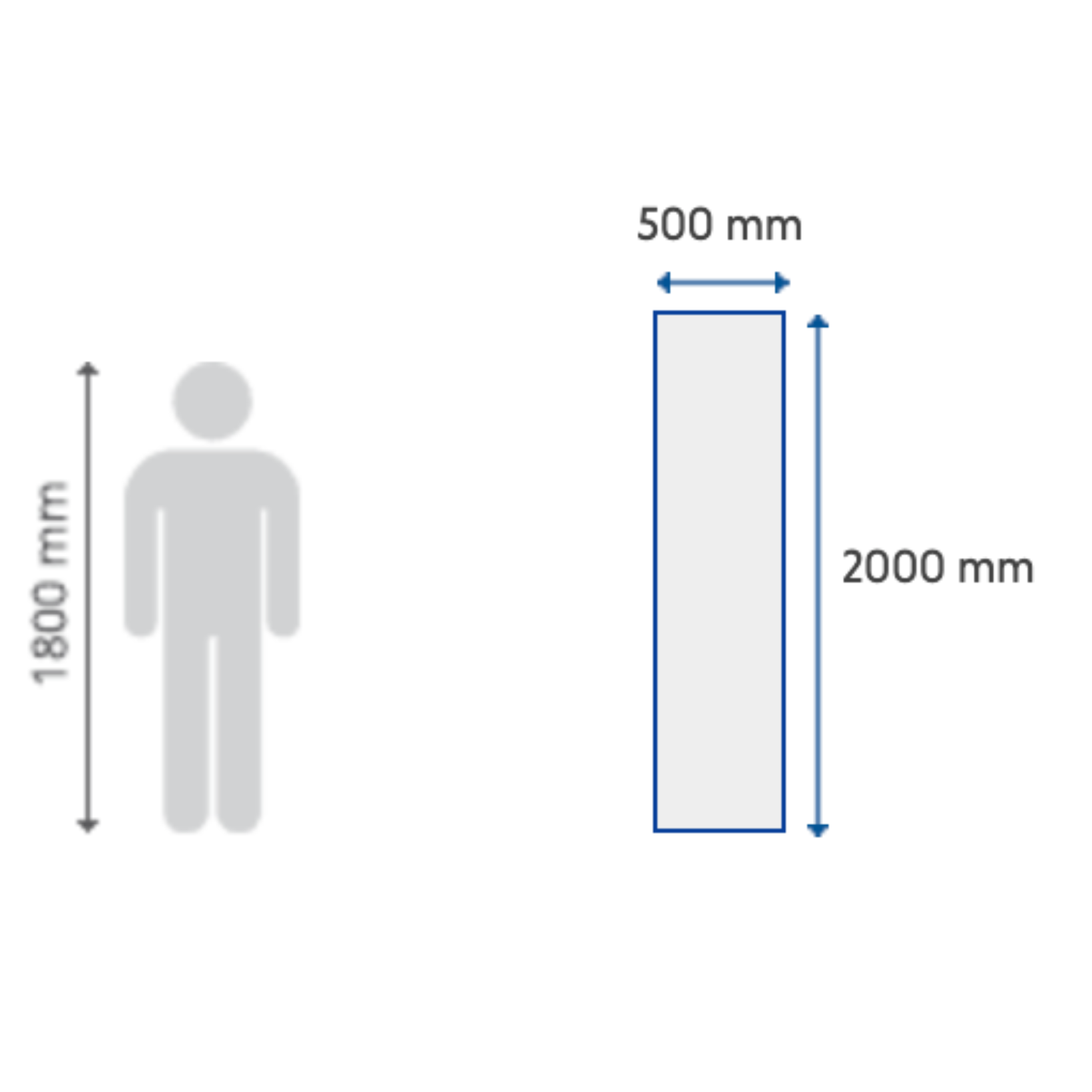 BELRAD Vlakke verticale radiator T20