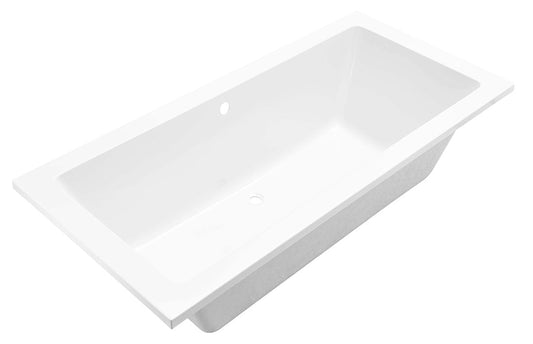 Dahlia Santino Bad Duo Wiesbaden Inbouw 180X80X49 Cm in Wit