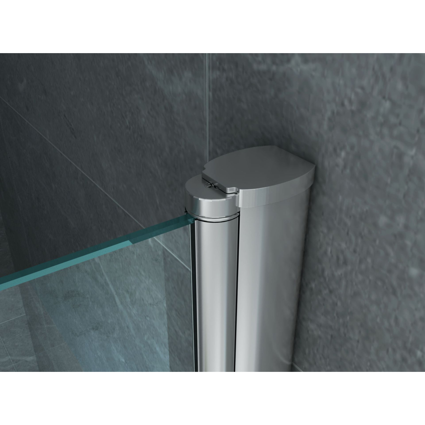 ALONI 3-Delige Badwand – Inklapbaar – 130x140 cm