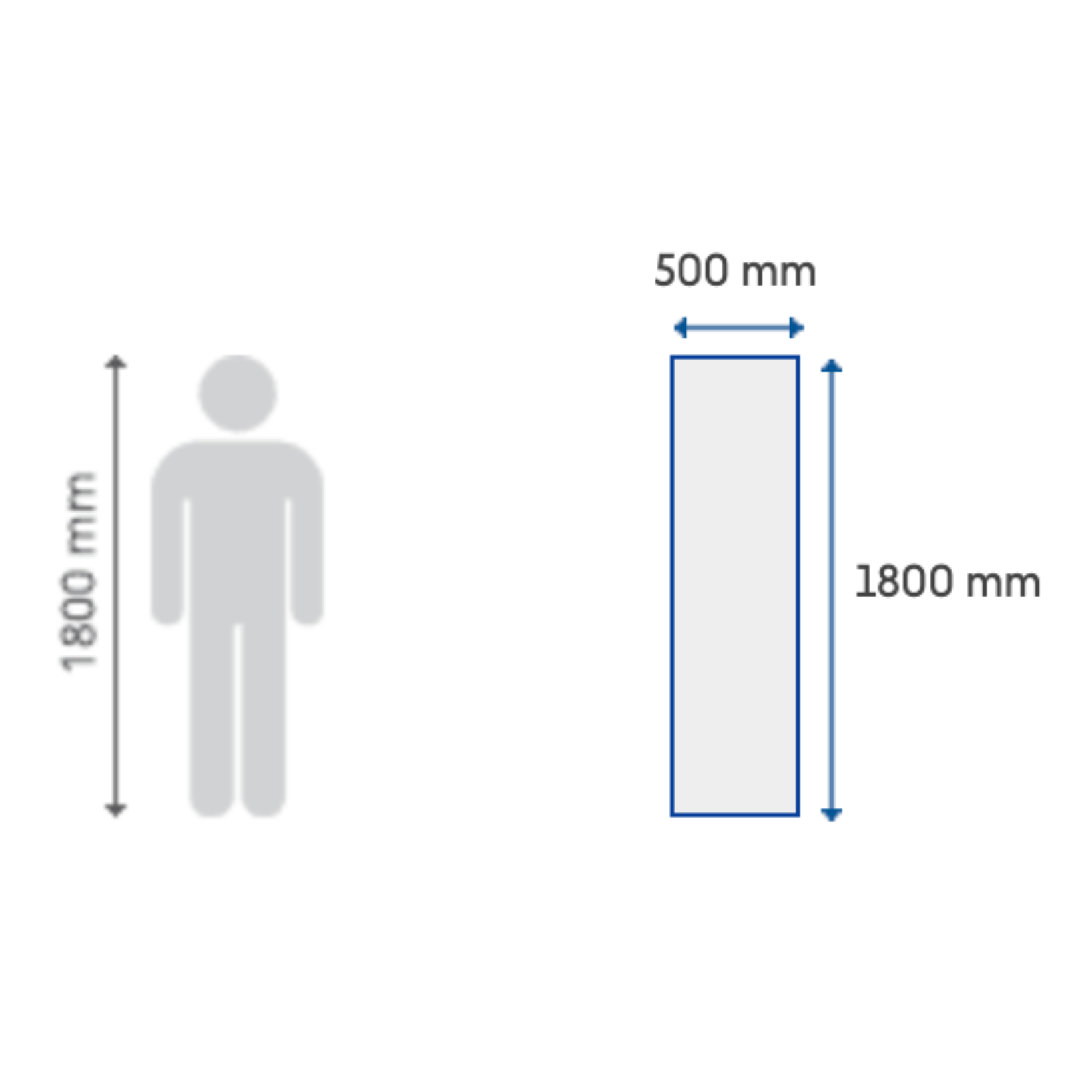 BELRAD Vlakke verticale radiator T20