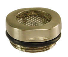 Caral Amador brise-jet mousse robinet de fontaine acier brossé PVD