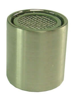 Amador brise-jet mousse robinet de fontaine avec fixation murale acier brossé PVD