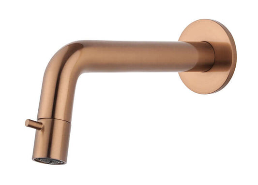 Caral Sophia robinet de fontaine raccourcissable avec fixation murale 1/2" bronze brossé cuivre PVD
