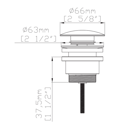 UNIFORMA afvoerplug – Click Waste