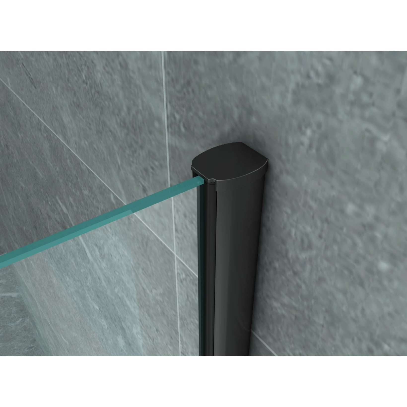 ALONI Douchecabine met Draaideur en Zijwand – 6 mm Veiligheidsglas – Helder Glas – Omkeerbaar