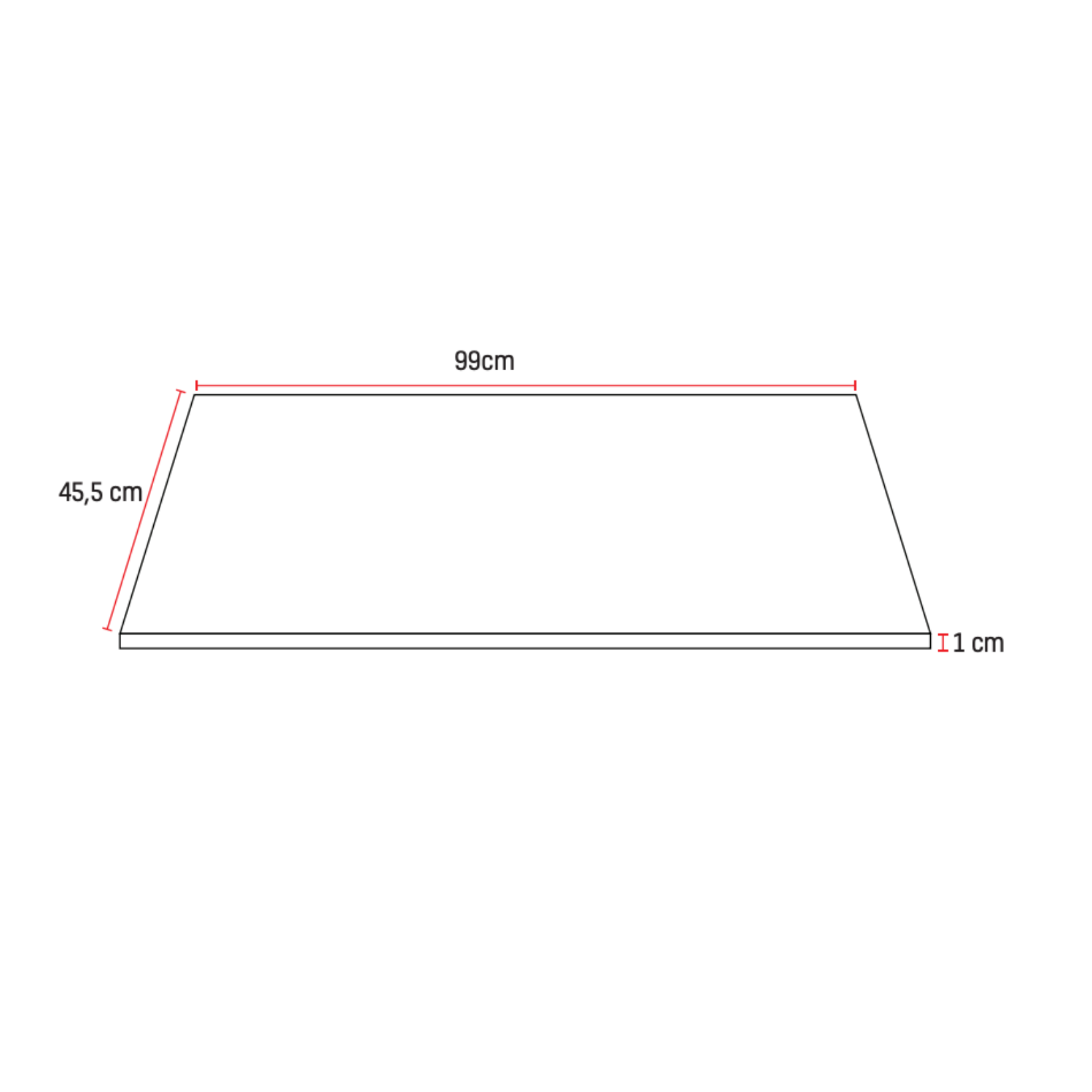 ALONI Solid Surface Wastafelblad