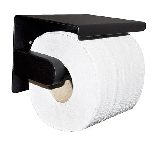 Wiesbaden Alonzo Toiletrolhouder Mat Zwart