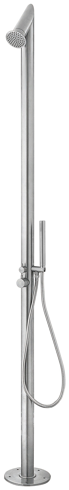 Sunset Buitendouche Wiesbaden Mengkraan met Handdouche RVS 316 Chroom