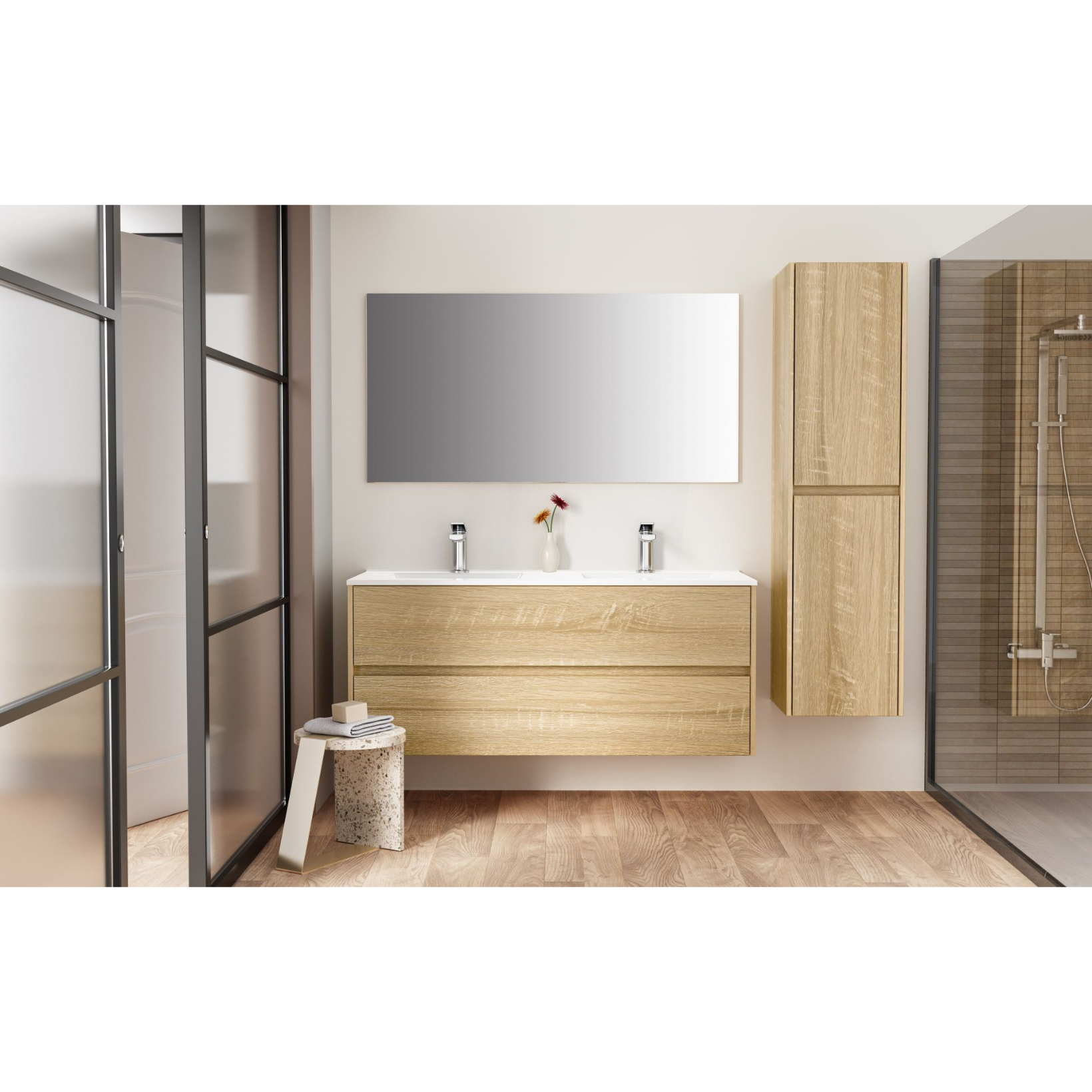 ALONI HAYAT wastafelonderkast – Greeploos & softclose