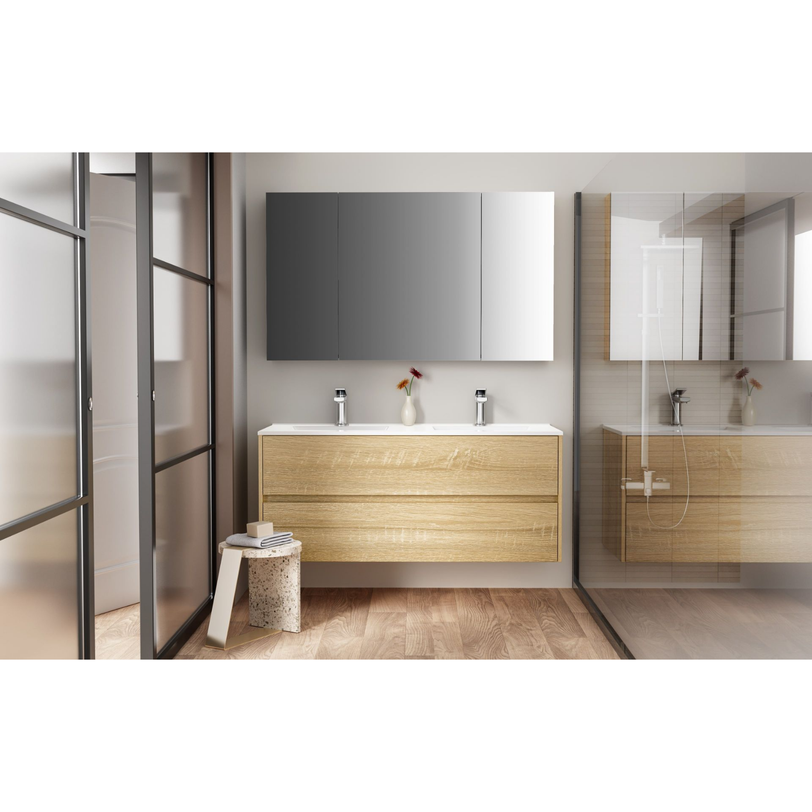 ALONI HAYAT wastafelonderkast – Greeploos & softclose