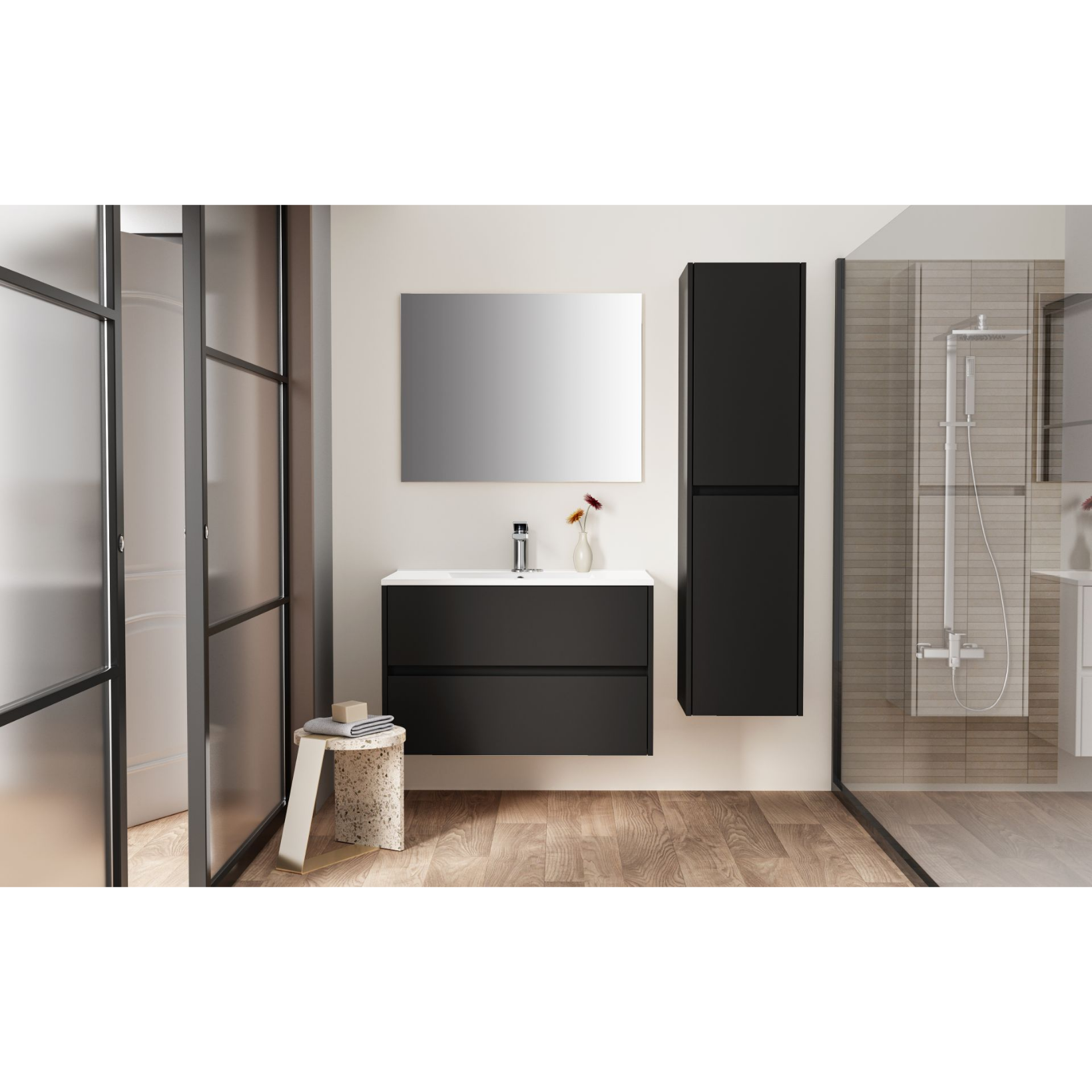 ALONI HAYAT wastafelonderkast – Greeploos & softclose