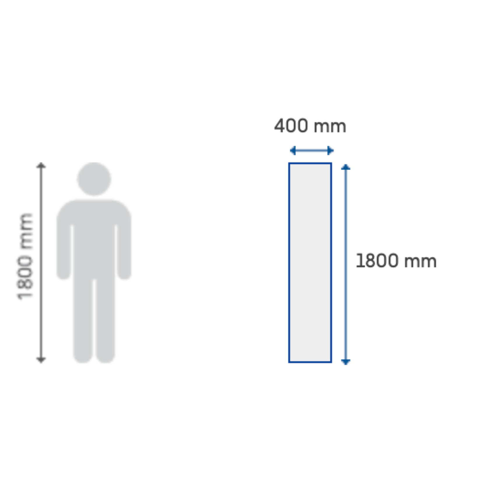 BELRAD Vlakke verticale radiator T20