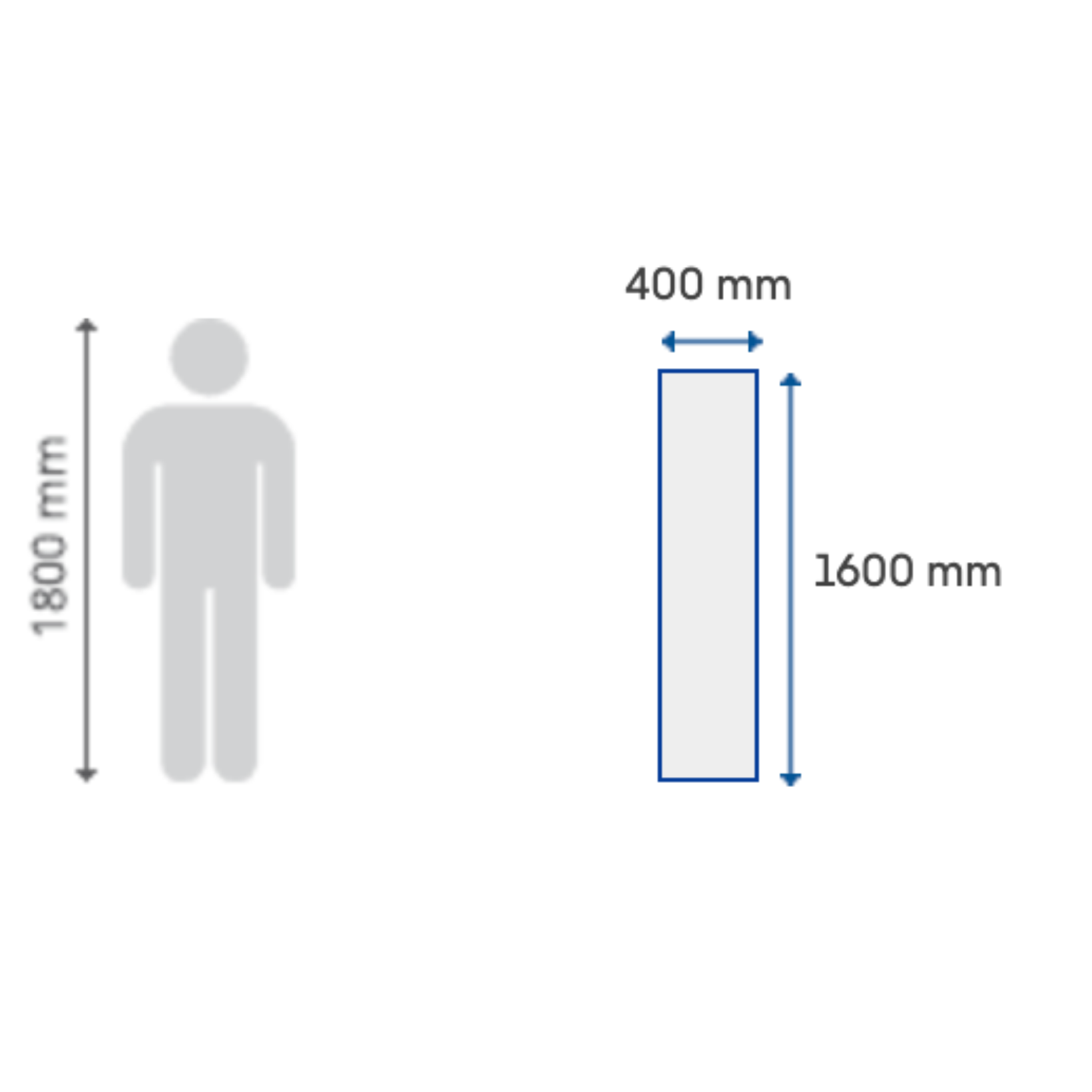 BELRAD Vlakke verticale radiator T20