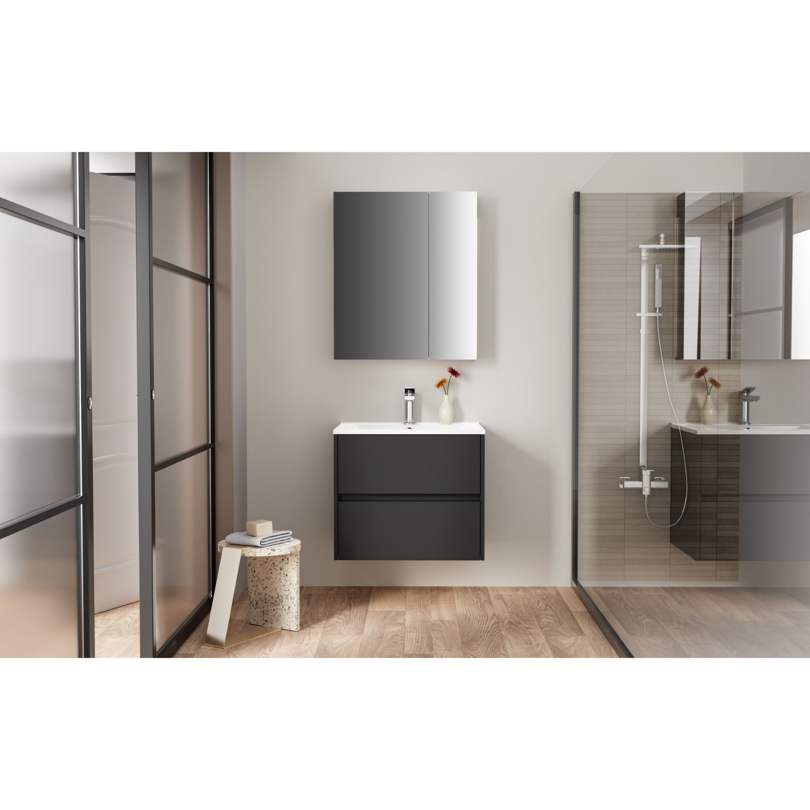 ALONI HAYAT wastafelonderkast – Greeploos & softclose