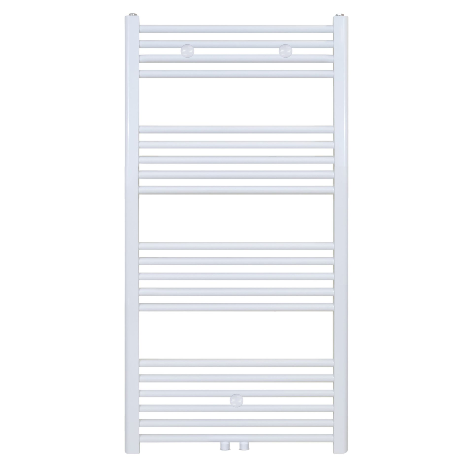 BELRAD Badkamer Radiator Mat Wit Geborsteld – Middenaansluiting