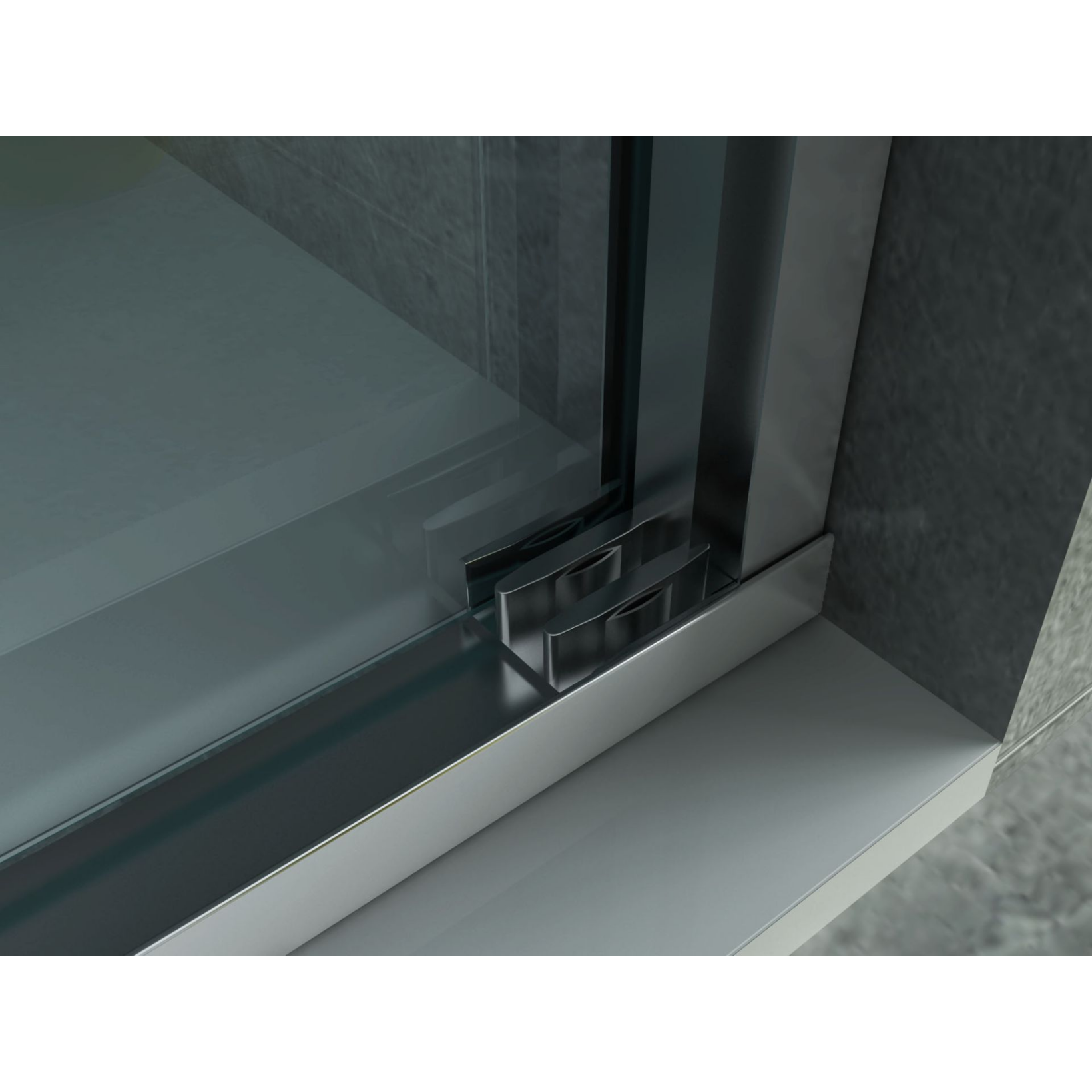 ALONI 3-Delige Nis Schuifdeur – 8 mm Veiligheidsglas