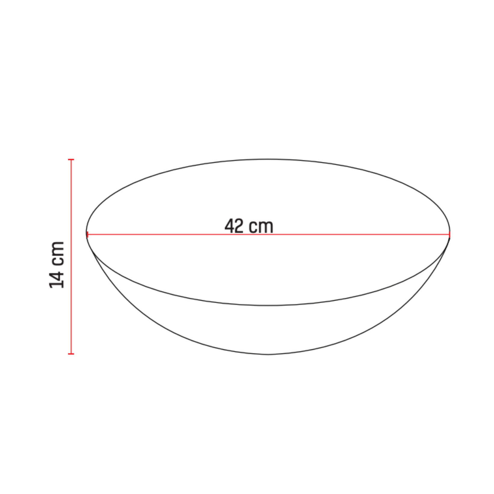 ALONI Per Solid Surface Opbouw Waskom