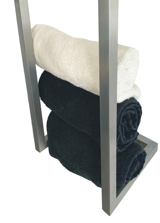 Loft industriel porte-serviettes Wiesbaden en acier inoxydable