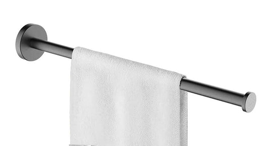 Alonzo 1-armig handdoekenrek Wiesbaden in brons