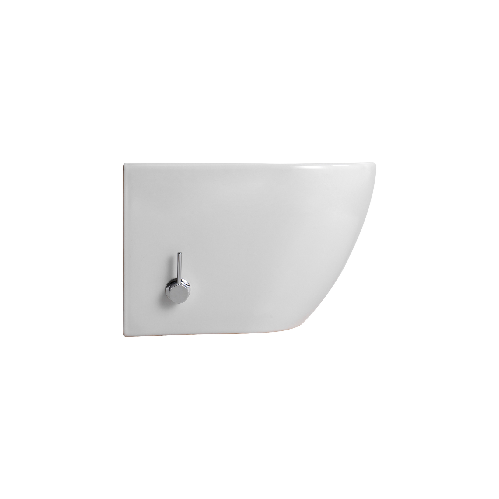 Creavit Darlo hangtoilet / ophang WC met bidet – randloos – koud & warm water – compact 49 cm