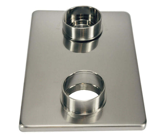 Afwerkingsset Wiesbaden 8 mm Uitbreidingsset voor 2-knops douchethermostaat RVS