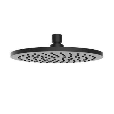 UniMatch hoofddouche rond 20 x 1,2 cm mat zwart