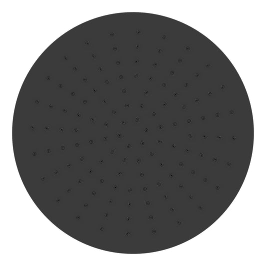 30X30 Cm Matzwarte ronde hoofddouche Wiesbaden