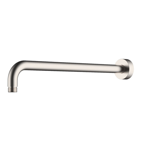 Wiesbaden Caral 45 cm douchearm met wandhouder geborsteld staal