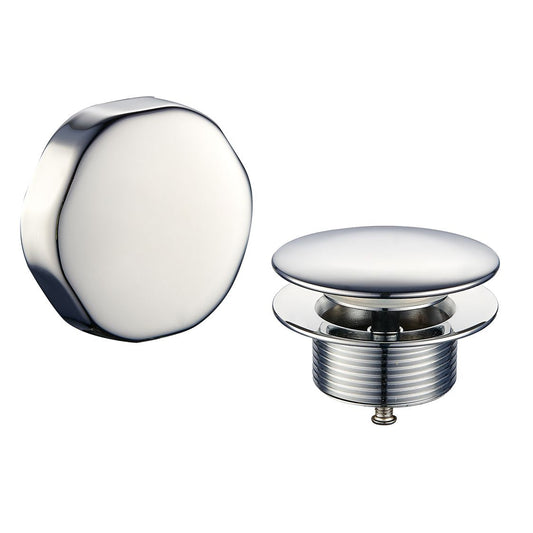 Wiesbaden Chromen knop/plug badoverloop