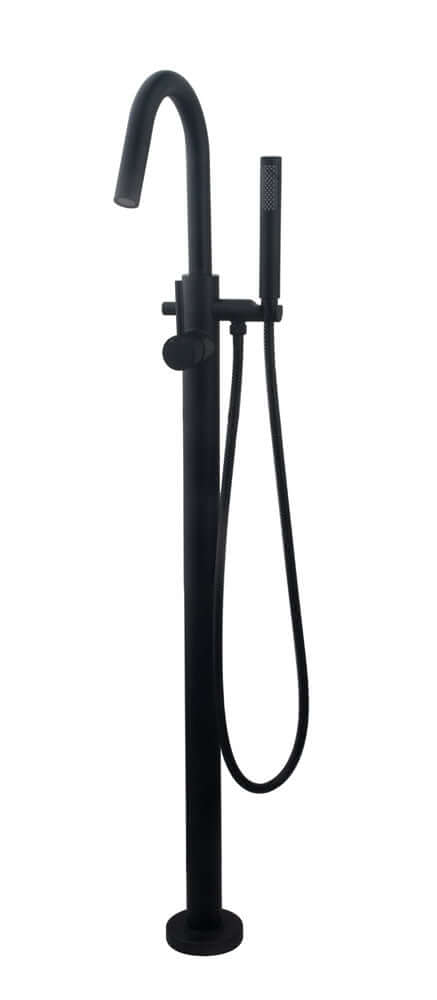 Robinet de baignoire autoportant Caral mat noir