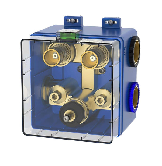 Caral Klik Pro boîte encastrée thermostat de douche 2 voies