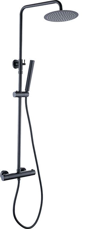 Caral-Eco Regendouche Wiesbaden Twenty met 20 cm regendouche en handdouche in mat zwart