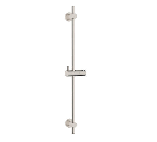 Wiesbaden Peck 66 cm schuifbalk met wateraansluiting in geborsteld staal