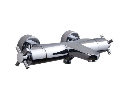 Mitigeur thermostatique de baignoire chrome Cross