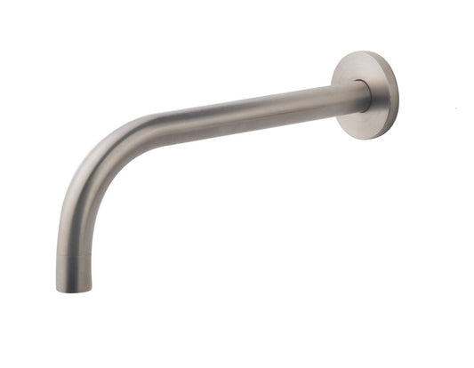 Slanke ronde uitloop van 18 mm, 20 cm 1/2" Gelakt staal Wiesbaden
