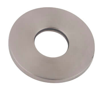 Caral rozet bec unique mitigeur lavabo 65 mm acier brossé PVD