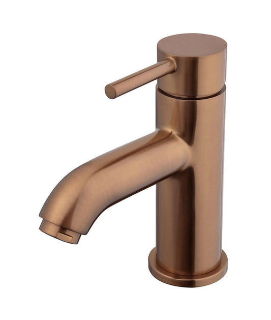 Caral Cadans robinet de lavabo bas bronze brossé cuivre PVD