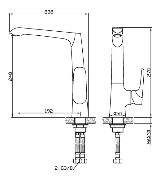 Tarma Einhebel-Küchenarmatur Chrom
