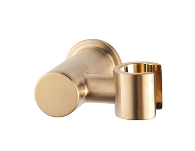 UniMatch wandhanddouchehouder kantelbaar geborsteld messing PVD