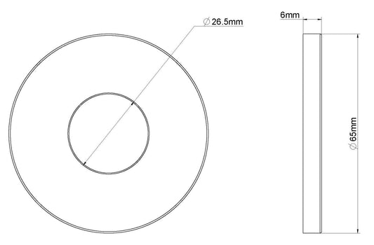 Caral rozet bec unique mitigeur lavabo 65 mm laiton brossé PVD