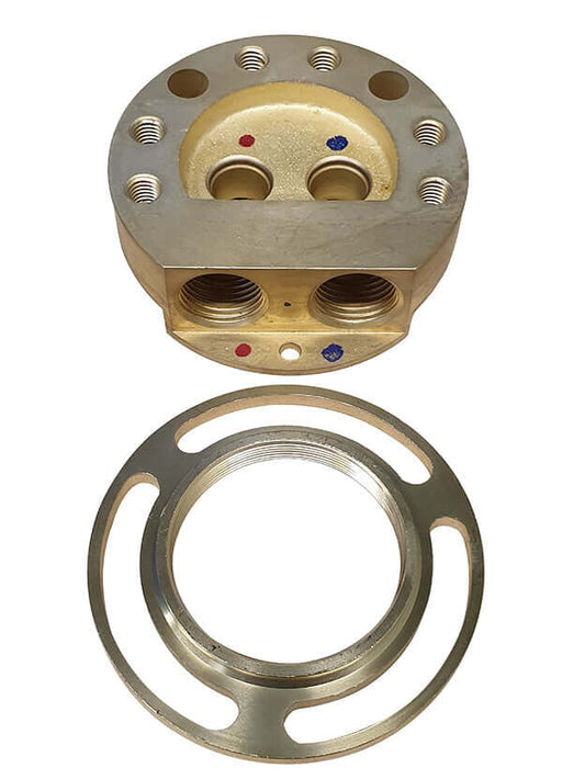 Caral élément encastré pour robinet de baignoire sur pied