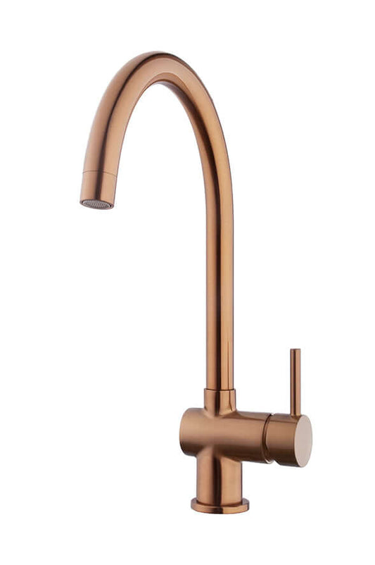 Caral robinet de cuisine brossé bronze cuivre PVD