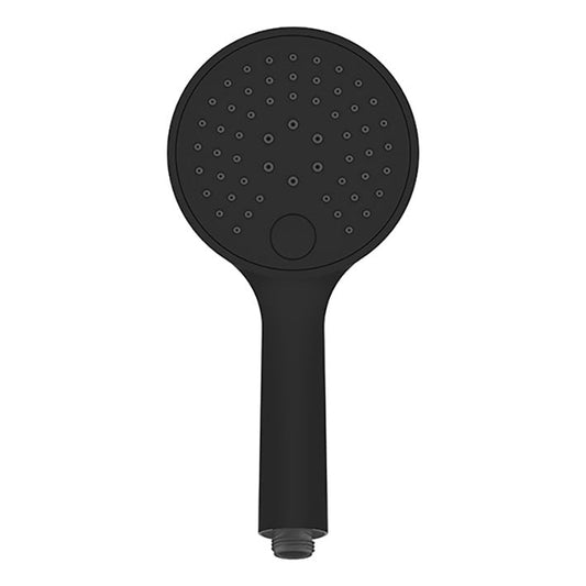 UniMatch handdouche 3 standen Ø 12 cm mat zwart