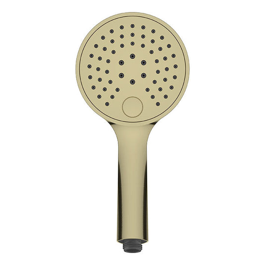 UniMatch handdouche 3 standen Ø 12 cm geborsteld messing PVD