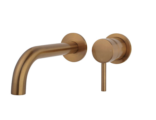 Caral partie de finition mitigeur lavabo à levier unique avec démarrage à froid bronze brossé cuivre PVD