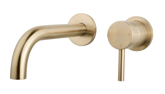 Caral partie de finition mitigeur lavabo à levier unique avec démarrage à froid laiton brossé PVD