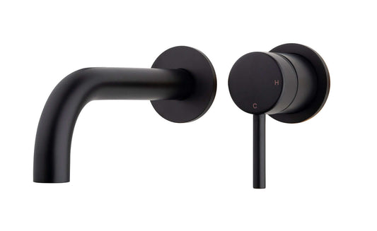 Caral partie de finition mitigeur lavabo à levier unique avec démarrage à froid mat noir