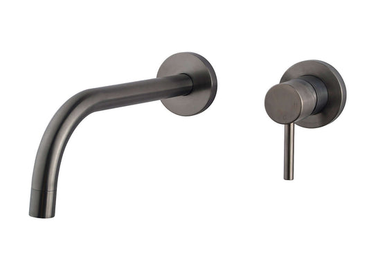 Caral Slim partie de finition mitigeur lavabo à levier unique avec coldstart gunmetal PVD