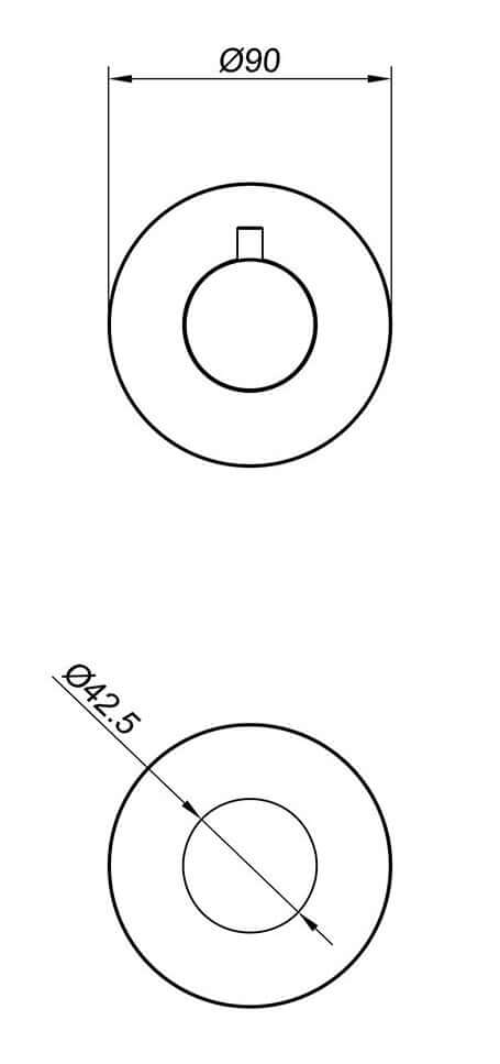 Dreams Abbau Teil Absperrhahn Chrom